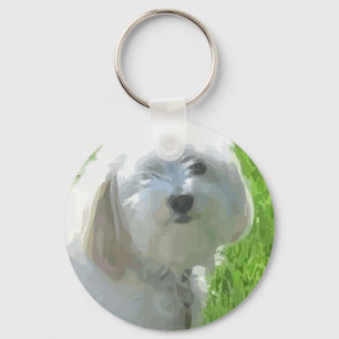 Havanese Schlüsselanhänger