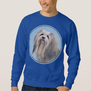 Havanese (Silber) Malerei - Niedliche Original Hun Sweatshirt