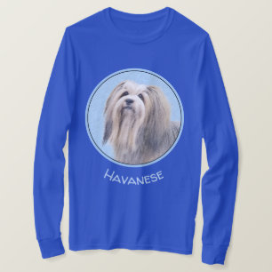 Havanese (Silber) Malerei - Niedliche Original Hun T-Shirt