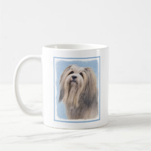 Havanese (Silber) Malerei - Niedliche Original Hun Tasse
