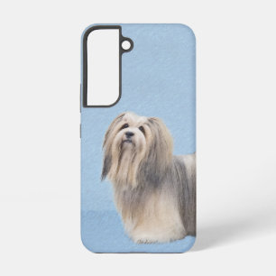 Havanese (Silber) Malerei - Süße originelle Hundek Samsung Galaxy Hülle