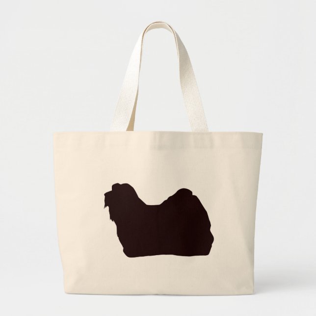 Havanese Taschen-Tasche Jumbo Stoffbeutel (Vorne)
