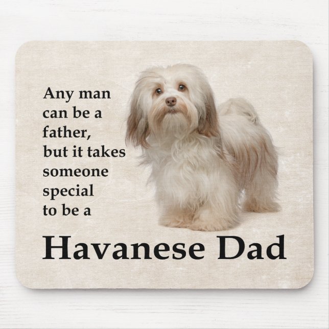 Havanese Vater Mousepad (Vorne)