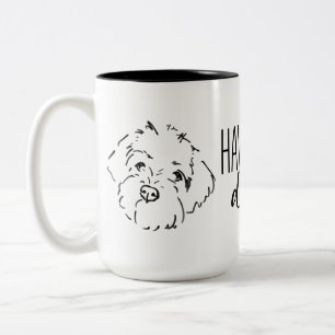Havanese Vater Zweifarbige Tasse