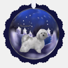 Havanese Weihnachten Ornament Karte