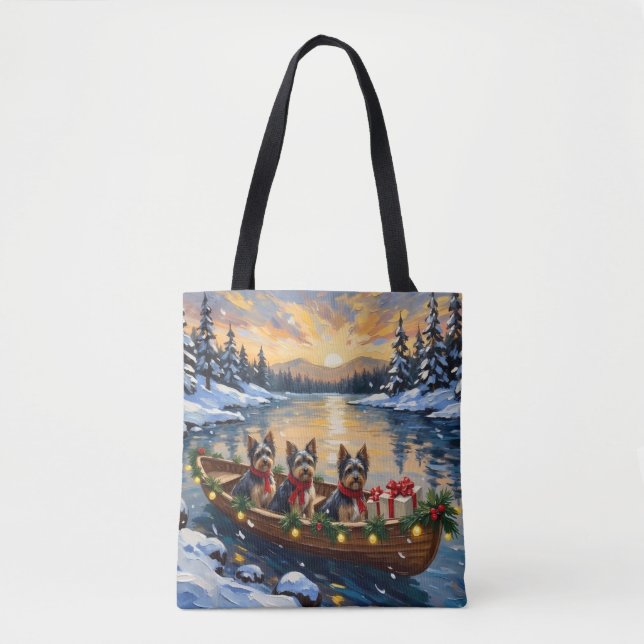 Havanese Weihnachtsboot Urlaub (Vorderseite)