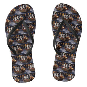 Havanese Weihnachtsfeiertage Flip Flops