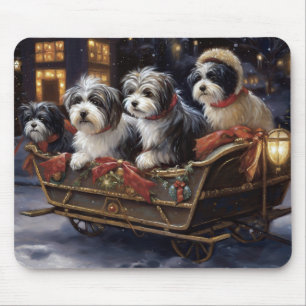 Havanese Weihnachtsfeiertage Mousepad