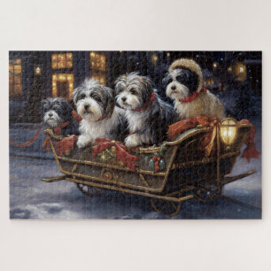 Havanese Weihnachtsfeiertage Puzzle