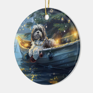Havanese Weihnachtsfest Reise Keramik Ornament