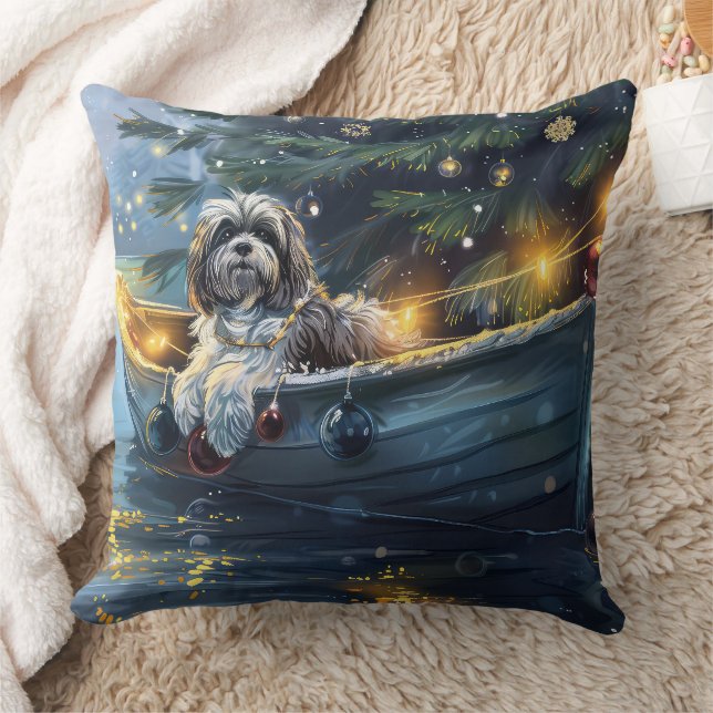 Havanese Weihnachtsfest Reise Kissen (Decke)