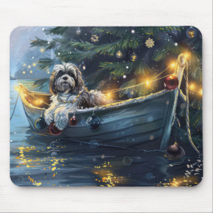 Havanese Weihnachtsfest Reise Mousepad