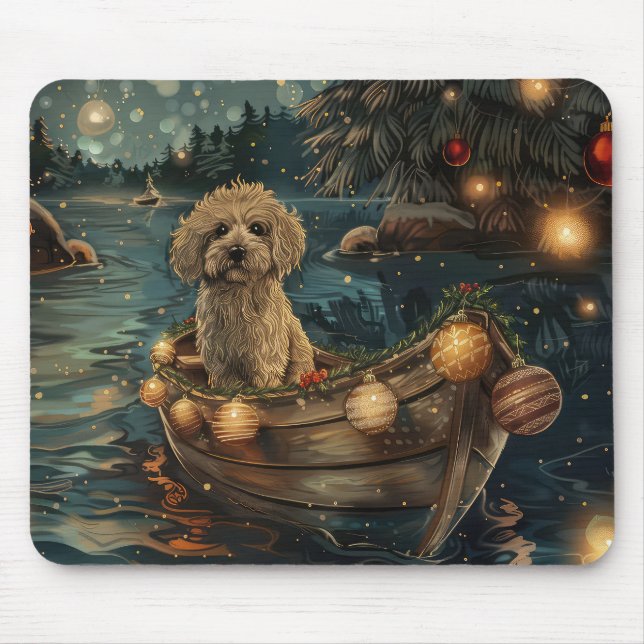 Havanese Weihnachtsfest Reise Mousepad (Vorne)