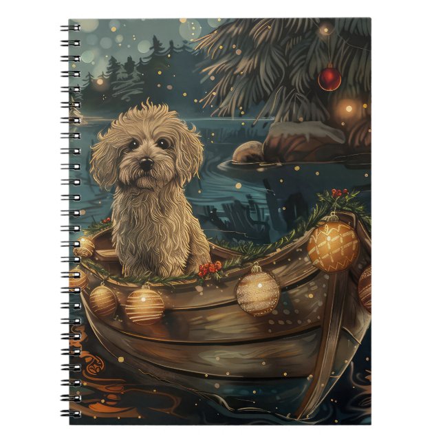 Havanese Weihnachtsfest Reise Notizblock (Vorderseite)