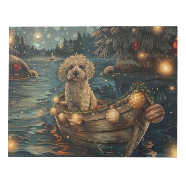 Havanese Weihnachtsfest Reise Notizblock (Vorderseite)