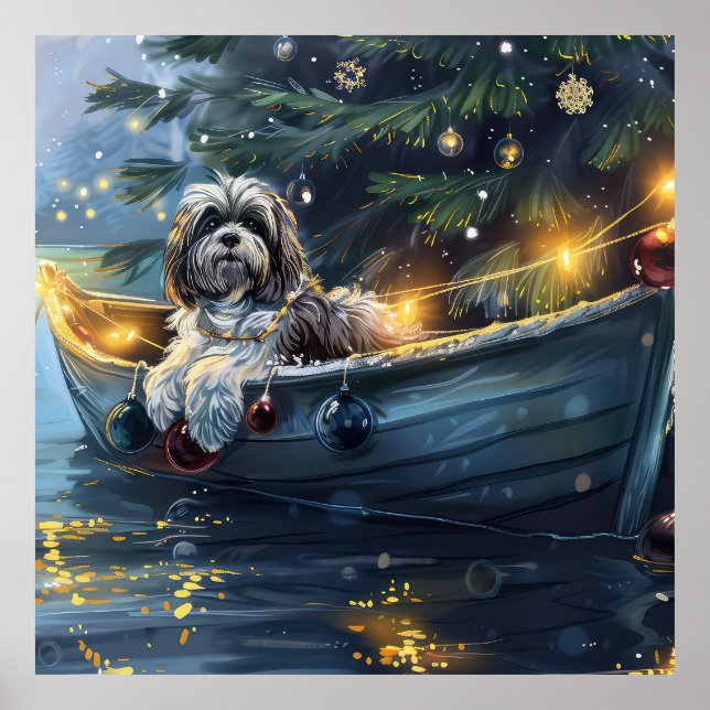 Havanese Weihnachtsfest Reise Poster (Vorne)