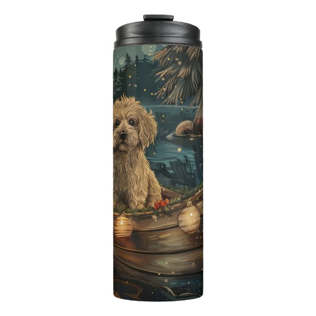 Havanese Weihnachtsfest Reise Thermosbecher (Vorderseite)