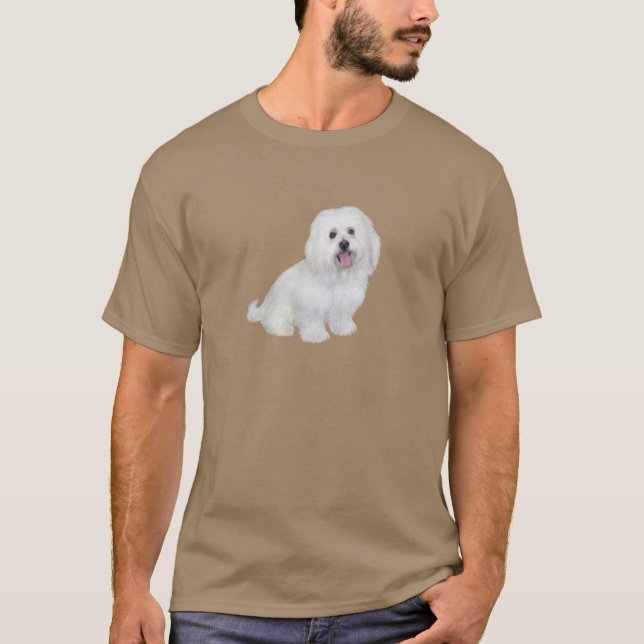 Havanese (weiß) T-Shirt (Vorderseite)