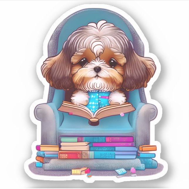 Havanese Welppy Sticker (Vorderseite)