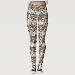 Havanese Winter Wonderland Weihnachtsfreude Leggings