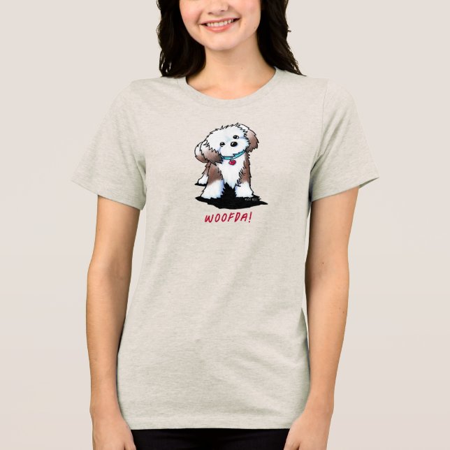 Havanese Woofda Tri-Blend Shirt (Vorderseite)