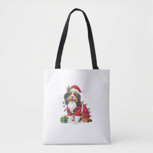 Havanese Xmas Lighting Santa Havanese Dog Christma