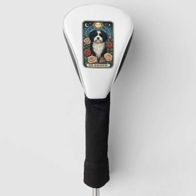 Havaneser Golf Headcover (Vorderseite)