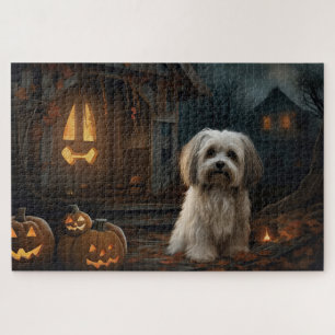 Havaneser Halloween Gruselig Puzzle