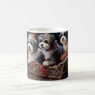Havaneser Weihnachtsfestzeit Kaffeetasse