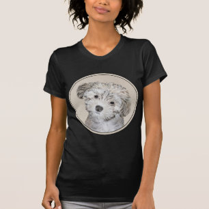 Havanesische Welpenmalerei - Niedliche Original Hu T-Shirt