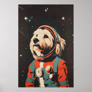Havanesisches Astronautenposter, Havanesisches Ret Poster
