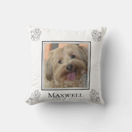 Havanisches Foto mit Personalisierten Zeichnungen Kissen