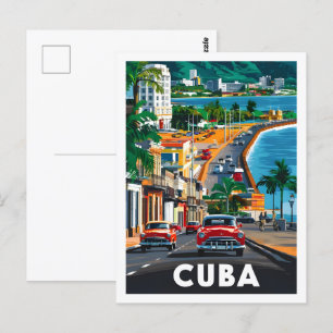 Havanna Kuba Berühmter Reiseort Postkarte