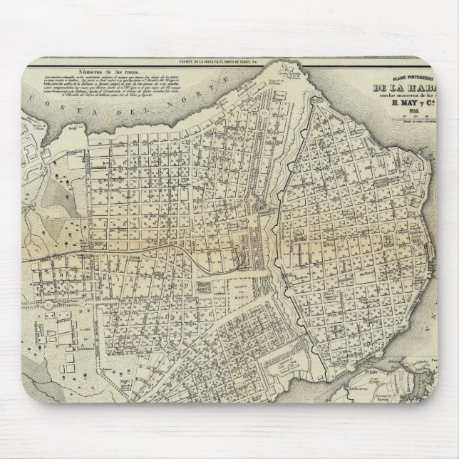 Havanna, Kuba Mousepad (Vorne)
