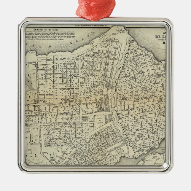 Havanna, Kuba Ornament Aus Metall (Vorne)