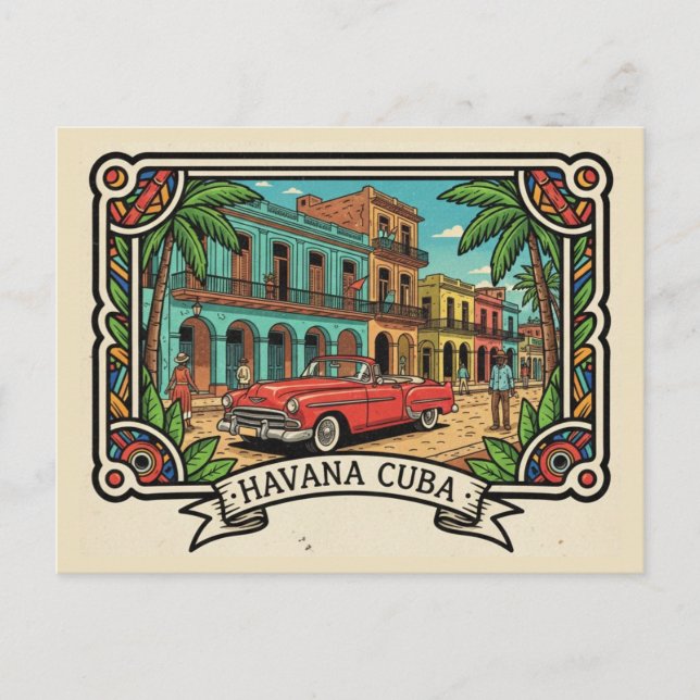 Havanna Kuba Postkarte (Vorderseite)