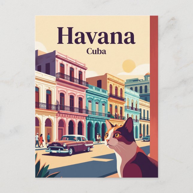 Havanna Kuba Postkarte (Vorderseite)