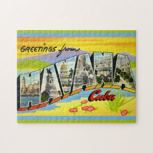 Havanna Kuba Postkarte 11x14 Puzzle