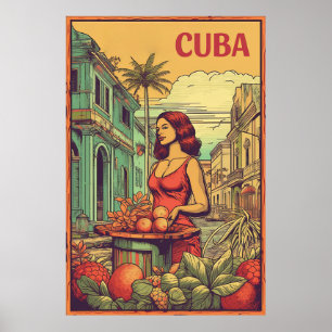 Havanna, Kuba, Reisen Poster