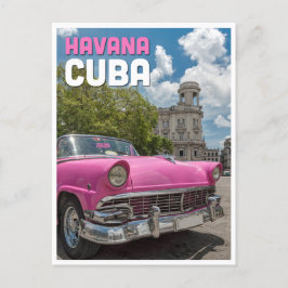Havanna Kuba Vintage Autoreise Postkarte