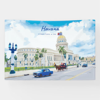 Havanna, Kuba - Vintage Classic Soul Banner