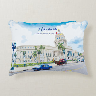 Havanna, Kuba - Vintage Classic Soul Dekokissen