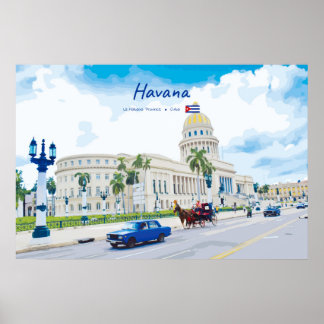 Havanna, Kuba - Vintage Classic Soul Poster