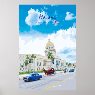 Havanna, Kuba - Vintage Classic Soul Poster