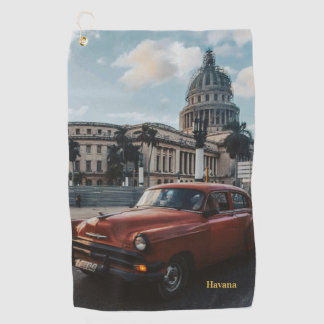 Havanna Kuba Vintage-Klassiker Golfhandtuch