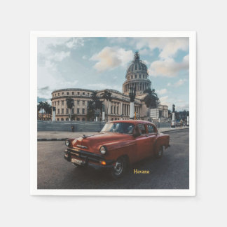 Havanna Kuba Vintage-Klassiker Serviette