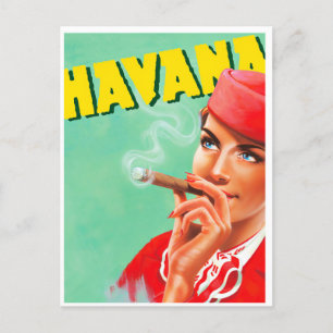 Havanna Kuba Vintage Reise Postkarte