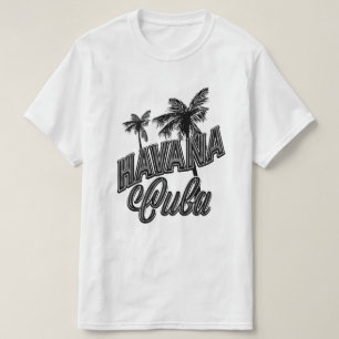 Havanna Kuba Vintage Schriftkunst. T-Shirt
