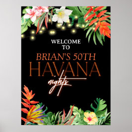 Havanna Nights, Havanna Nights Party, Tropical Poster