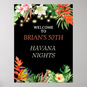 Havanna Nights, Havanna Nights Party, Tropical Poster